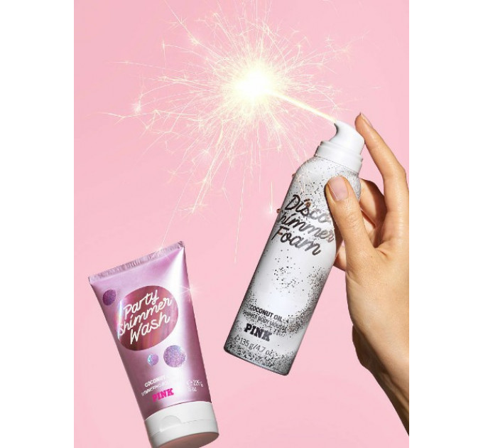 Гель для душа Victorias Secret Pink COCONUT OIL Party Shimmer Wash (226 г)